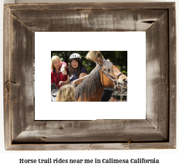 horse trail rides near me in Calimesa, California